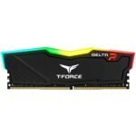 Teamgroup T-force Delta RGB Series 16GB (16GBX1) DDR4 3200MHz Black Memory TF3D416G3200HC16C01