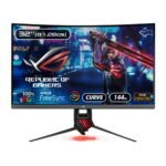 ASUS ROG Strix XG32VQ 32inch 144Hz Curved Gaming Monitor (1800R Curved, Adaptive Sync, 4ms Response Time, 144Hz Refresh Rate, Frameless, 2K WQHD VA Panel)