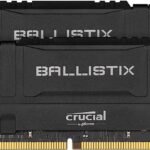 Crucial Ballistix 8GB DDR4-2666 Desktop Gaming Memory (Black) BL8G26C16U4B