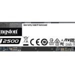 Kingston KC2500 2TB M.2 2280 PCIe Gen 3.0 x 4 NVMe SSD SKC2500M8/2000G