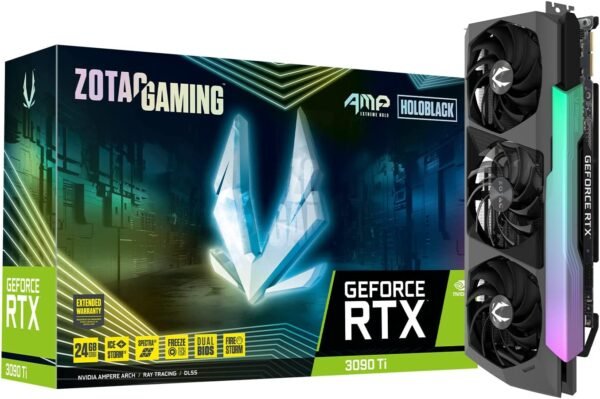 ZOTAC GAMING GeForce RTX 3090 Ti AMP Extreme Holo 24GB GDDR6X Graphic Card ZT-A30910B-10P