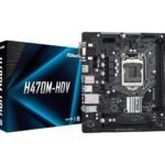 ASROCK H470M-HDV MOTHERBOARD (INTEL SOCKET 1200/10TH GENERATION CORE SERIES CPU/MAX 64GB DDR4 2933MHZ MEMORY)