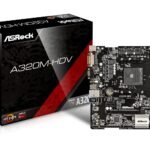 ASRock A320M-HDV AM4 Micro ATX AMD Motherboard