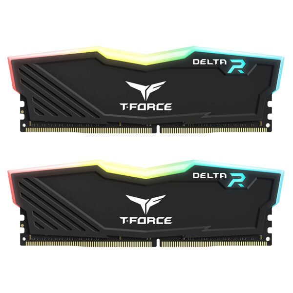 Teamgroup T-FORCE DELTA RGB Series 16GB (8GBX2) DDR4 3200MHz Black Memory TF3D416G3200HC16CDC01