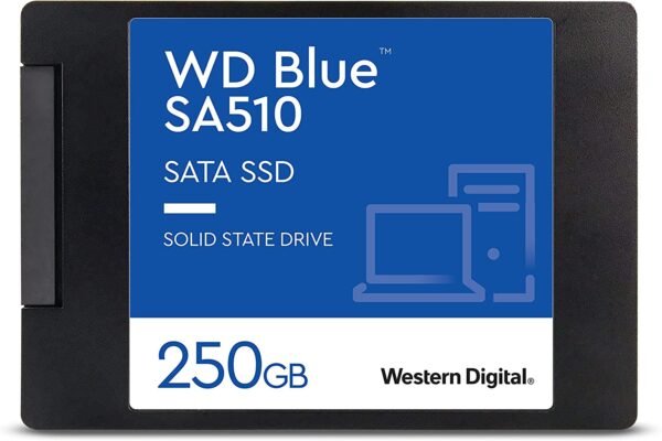 WD Blue 250GB SA510 2.5″ SATA Internal SSD WDS250G3B0A
