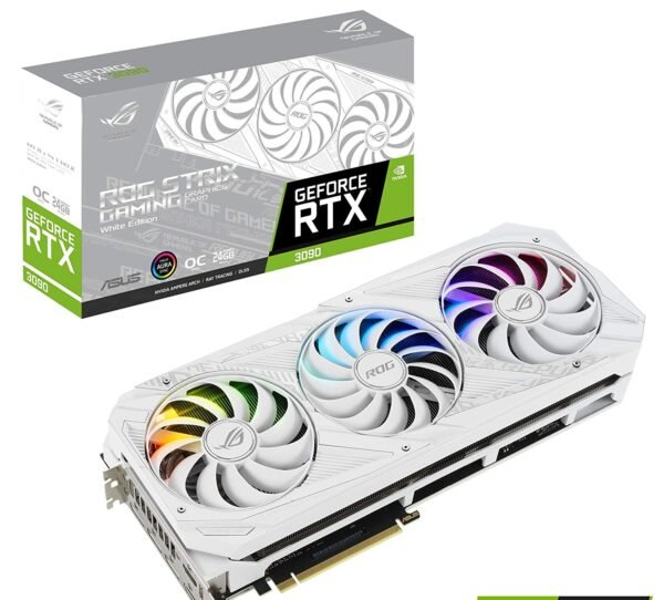 ROG Strix GeForce RTX 3090 buffed-up design 24GB Graphic card ROG-STRIX-RTX3090-O24G-WHITE
