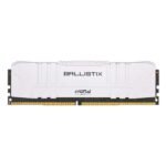 Crucial Ballistix 8GB DDR4-3600 Desktop Gaming Memory (White) BL8G36C16U4W
