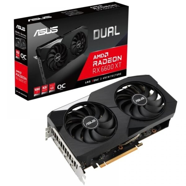 ASUS Dual Radeon RX 6600 XT OC Edition 8GB GDDR6 Graphic Card DUAL-RX6600XT-O8G