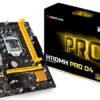 BIOSTAR MOTHERBOARD H110MH PRO D4 Ver. 6.x