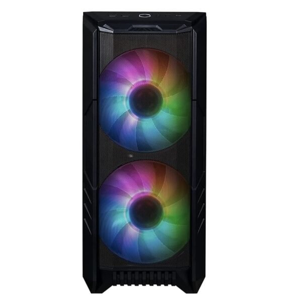 Cooler Master HAF 500 ARGB Mid Tower Gaming Cabinet with PWM Fan Hub – Black
