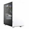 Gamdias Mars E2 Mini Tower Gaming Cabinet – White | 1 x 120mm Fan Pre-Installed | Tempered Glass Side Panel