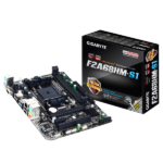 Gigabyte F2A68HM-S1 Micro-Atx Motherboard | AMD FM2+ socket | Sata3 ports with Raid support
