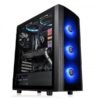 Thermaltake Versa J25 TG RGB ATX Gaming Cabinet – Black