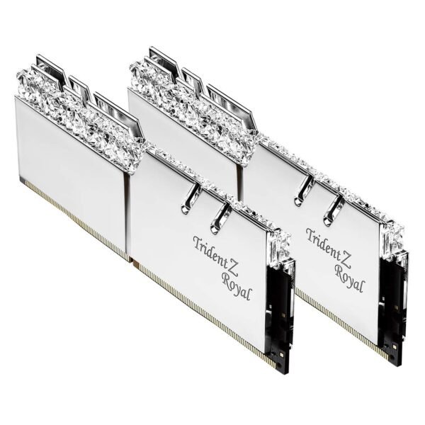 GSkill Trident Z Royal RAM 16GB (2x8GB) 3200MHz DDR4 RGB Overclockable Desktop Memory