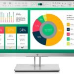 HP EliteDisplay 21 inch E223 IPS LED Backlit FHD Anti-Glare Computer Monitor with Pivot Rotation
